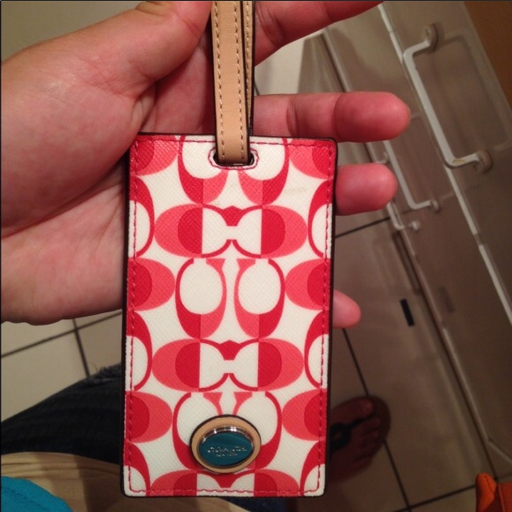 🚨SOLD 🚨 Coach Luggage Tag